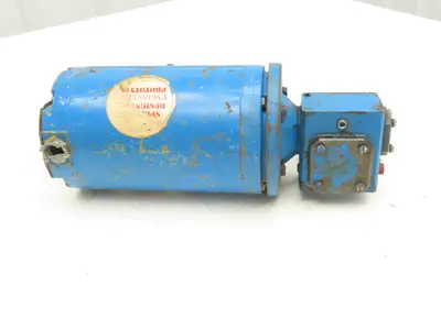 Leeson 844412N1 Gearmotor 15:1 Ratio 37-115rpm 460V 3PH U48CZ 30-min 1/2"Shaft