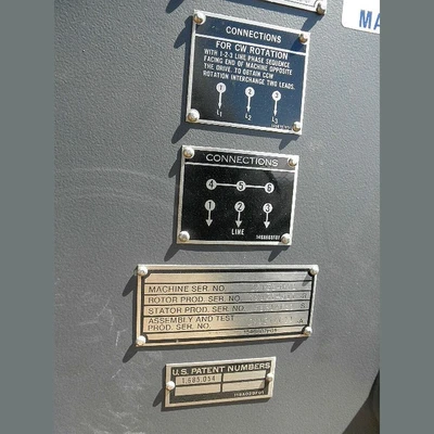 Horizontal 3000 hp Synchronous Electric Motor