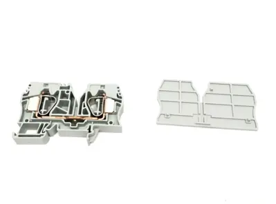 1492-L16D | Allen Bradley  Spring Clamp Terminal Block 16mm Gray LOT OF 4 - New Other