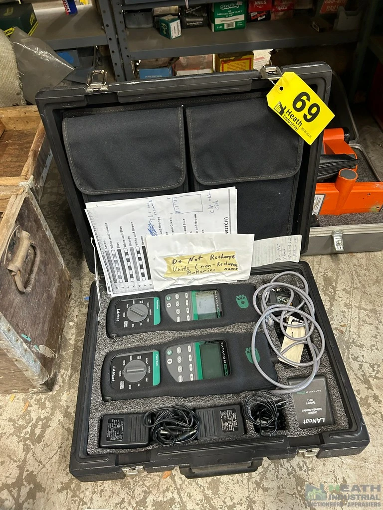 Used _UNKNOWN_ DATACOM TEXTRON LANCAT SYSTEM 6 CABLE TESTER Cable/Network Testers Illinois US | Heath Industrial Auction Services #1379546