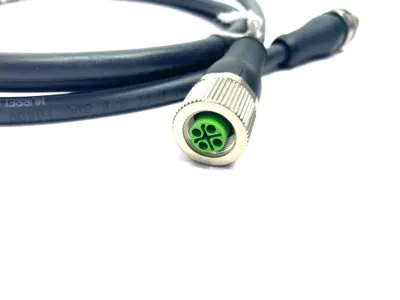 USED MURRELEKTRONIK POWER 0° CONNECTION CORDSET M12 MALE TO FEMALE