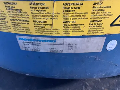 Used NEDERMAN 641 Dust Collectors Ohio US | HGR 24 #1506906