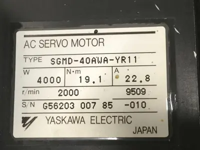 USED YASKAWA SGMD-40AWA-YR11
