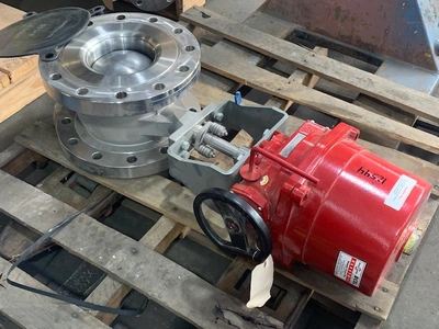 8"-300# Neles Ball Valve with RCEL Electric  Actuator  , Unused