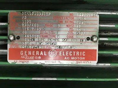 USED GENERAL ELECTRIC 5K405JL330CP