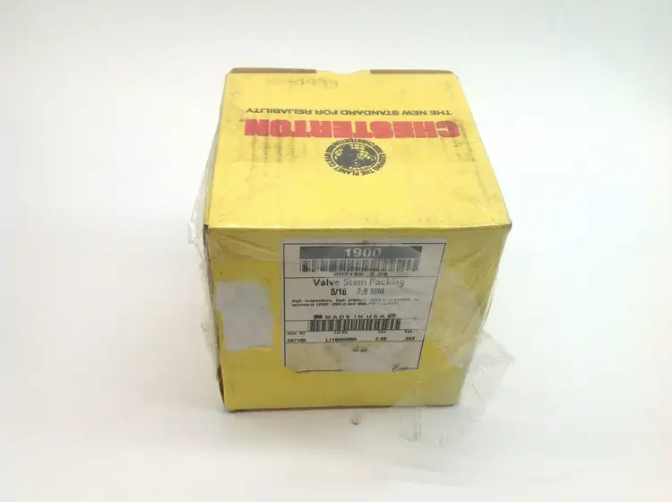 New | in-Stock CHESTERTON VALVE STEM PACKING 5/16 7,9MM Pump & Valve Parts | Maverick Industrial Sales #1115859