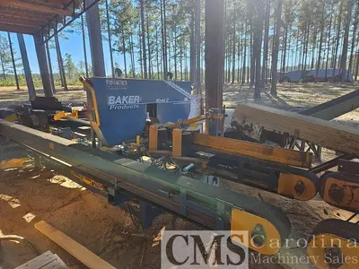USED 2021 BAKER MODEL C SINGLE HEAD RESAW WITH CANT TURNAROUND