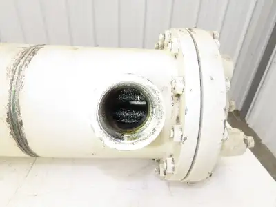 Taisei Kogyo FSF Oiler Cooler Shell & Tube Heat Exchanger 4-Pass 850mm x 160mm