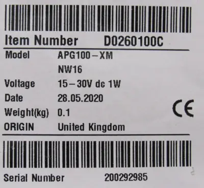 NEW EDWARDS APG100-XM VACUUM GAUGE D0260100C APG100XM