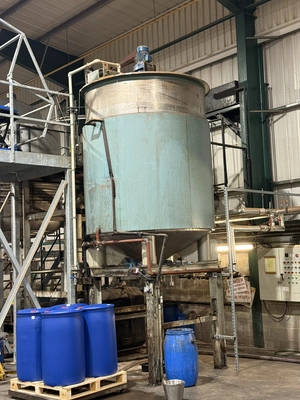 8,000L Stainless Steel Paddle Mix Tank – 7.5 kW