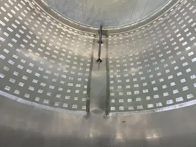 Tank, 1,200 Gallon, 304 S/st, Jkt, Wine Fermentation Tank #S744893