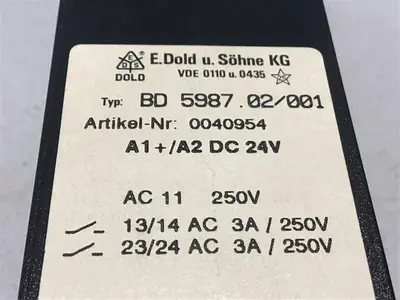 USED E DOLD & SOHNE KG BD5987.02/001