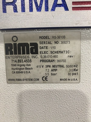 2010 RIMA 3610B STACKING + 4 KNIFE TRIMMER LINE Compensating stackers | Machinery Solutions Group, Inc. (4)