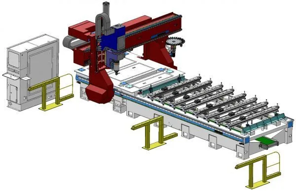 New | Build-to-Order ANDERSON AMERICA Stratos 5 Axis - Flat Table Gantry Machining Centers (incld. Bridge & Double Column) Iowa US | Rock Solid Tools 19 #28322