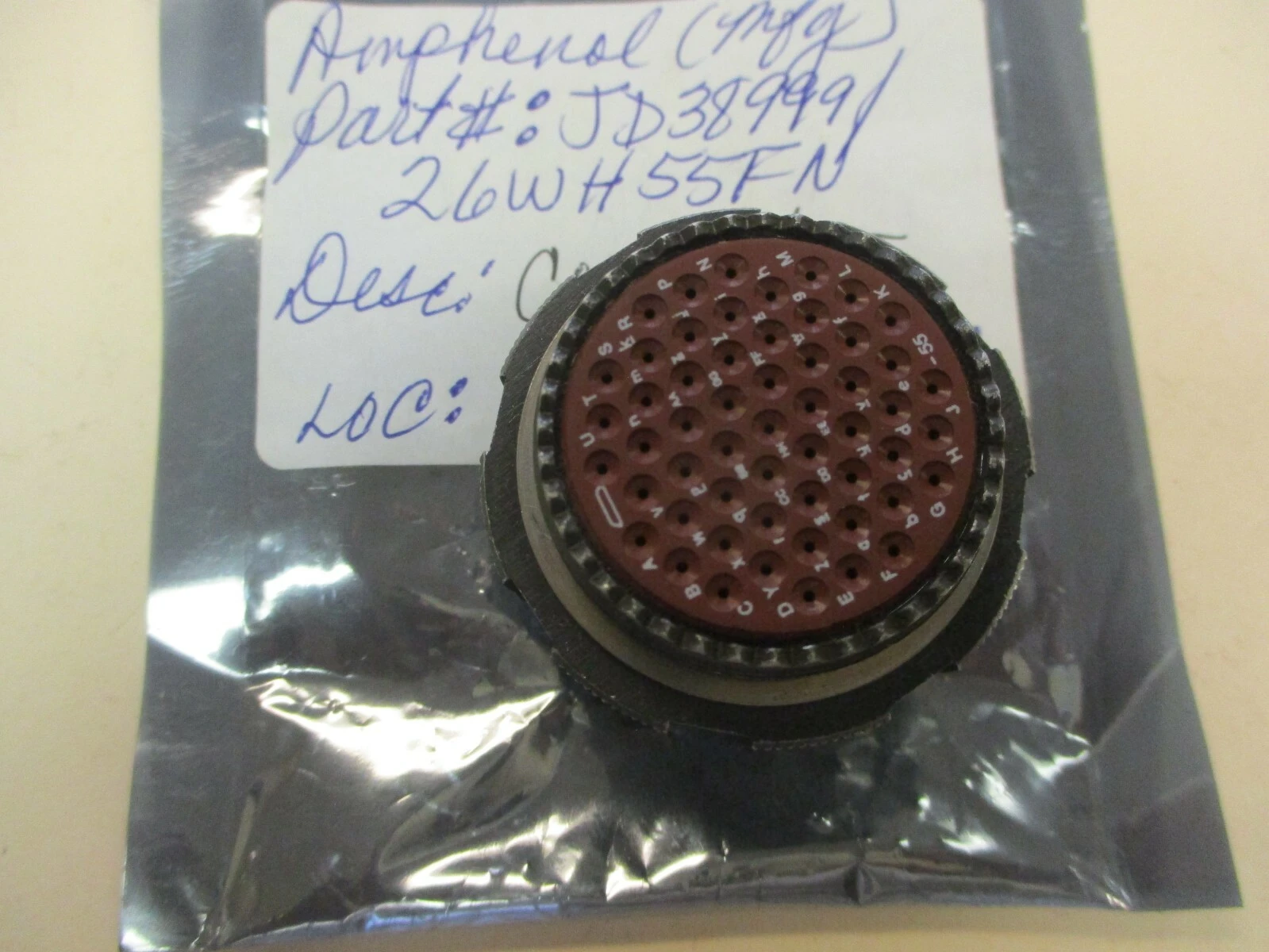 NEW Amphenol JD38999/26WH55FN