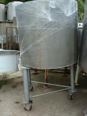450L S/S Open Top Trolley Tank