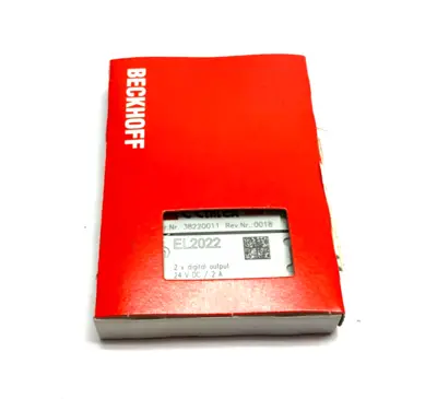 NEW BECKHOFF ETHERCAT 2-CHANNEL DIGITAL OUTPUT TERMINAL 24VDC