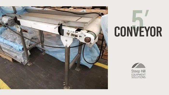 5' Flat Belt Conveyor