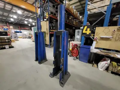 2 x 8" Cylinder & Frame, 36" Stroke 10,000 PSI