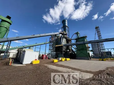 Used COMPLETE SAWMILL OPTIMIL, COMACT, COE NEWNES, USNR, MILLTECH Sawmill Circles CA | CAROLINA MACHINERY SALES #1328272