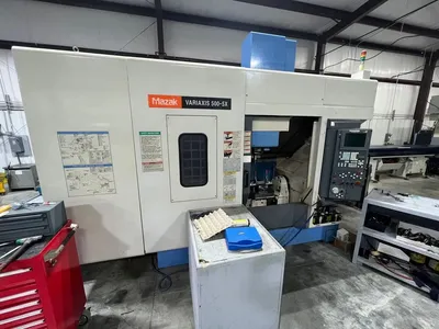 2002 MAZAK VARIAXIS 500-5X Vertical Machining Centers (5-Axis or More) | Tight Tolerance Machinery (1)