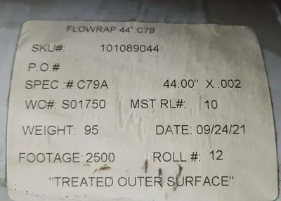USED SEALED AIR STEALTHWRAP