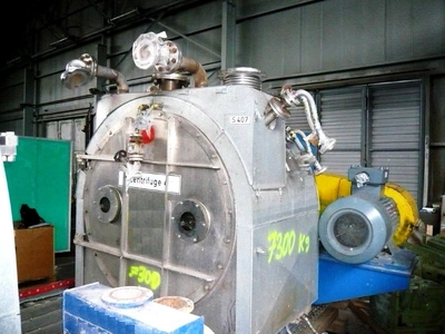 (2) Siebtechnik Tema H-1000 Conturbex centrifuges, 316SS.