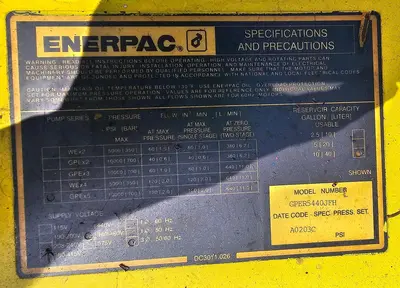 USED ENERPAC GPER5440JFM