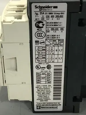 USED TELEMECANIQUE LC1D09