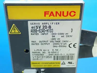 Used FANUC A06B6240H103 Servo Drives Ohio US | HGR 24 #727000