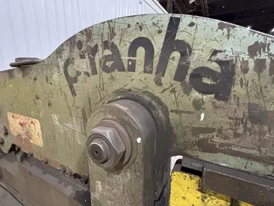 50 TON PIRANHA MODEL #P50 HYDRAULIC IRONWORKER: STOCK #23214