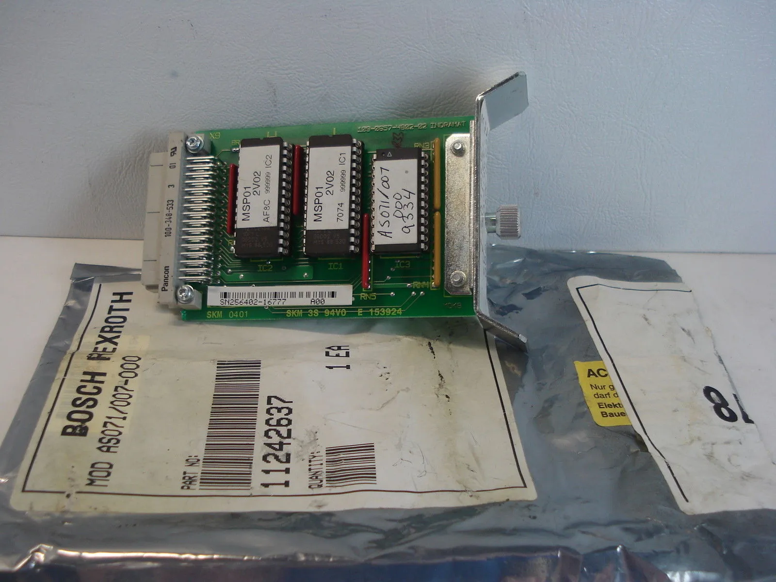 NEW INDRAMAT 109-0657-4802-02 BOARD