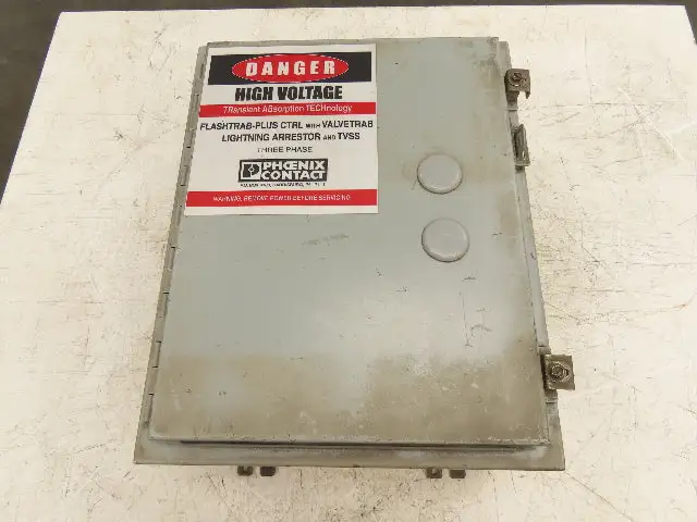 Phoenix Contact FLT-PLUS Flashtrab-Plus CTRL W/ Valvetrab Lighting Arrestor