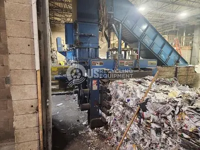 USED HARRIS-SELCO HLO-6110-AR50 AUTO TIE WITH CONVEYOR