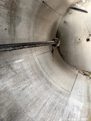 Used Crepaco 3500-Gallon Stainless Steel Tank – Vertical for Sale