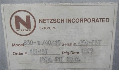 Used NETZSCH _UNKNOWN_ Filter Presses Connecticut US | DMC Industries #1281869