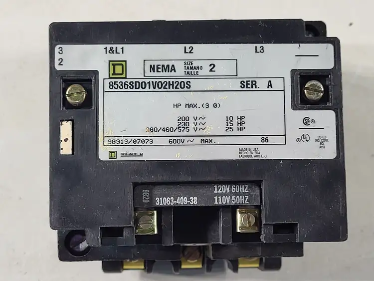 Used SQUARE D 8536SDO1V02H20S Switchgears British Columbia CA | Lenmark #240798
