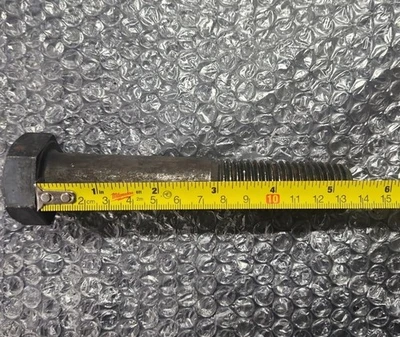 🆕️ *LOT OF 2* Hex Head Bolt 1"-8TPI X 5-1/2" ⚡️🇺🇸 SHIP