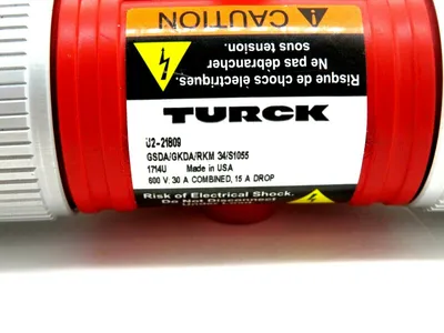 NEW TURCK GSDA/GKDA/RKM 34/S1055 TEE CONNECTOR U2-21809 GSDAGKDARKM34S1055