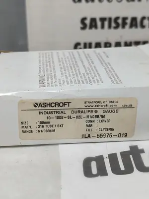 New | in-Stock ASHCROFT 10-1008-SL-02L-N1/0BR/IM Universal Pressure Meters Ohio US | Surplus Asset Holdings #1246648
