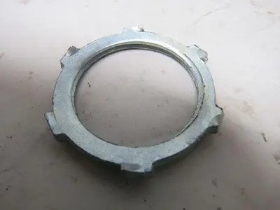 NEER L-300 1" Zinc Plated Steel Locknut for Rigid or IMC Conduits Box of 100