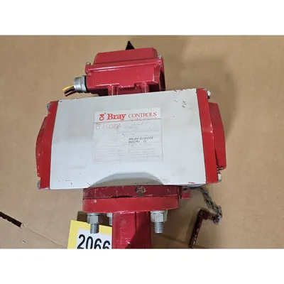 Used Bray 8" Dia. Series 30 Resilient Seated Wafer Butterfly Valve