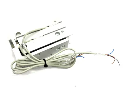USED SMC COMPACT SLIDE TABLE CYLINDER W/ DUAL AUTO SWITCHES