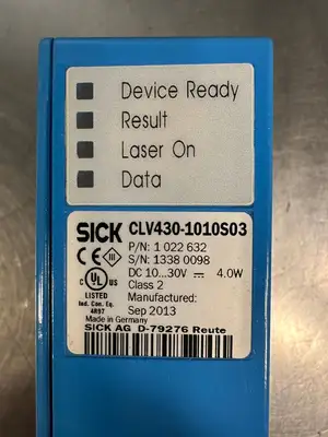 Used Sick Sick CLV430-1010S03 Barcode Scanners South Carolina US | Palmetto Automation #1319837