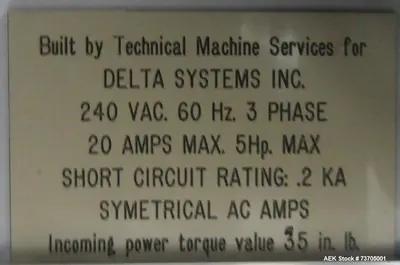 Used DELTA HAWK Flow Wrappers Illinois US | Aaron Equipment #1362973