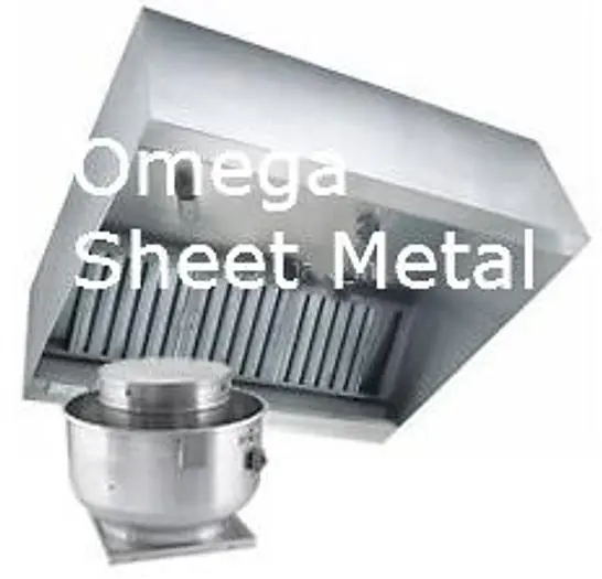 Concession Trailer Grease Exhaust Hood System 7' 7ft 7 foot Vent Ventilation