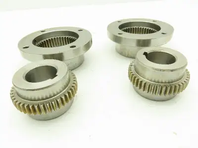 Zurn Amerigear F101-SB Gear Coupling Sleeve & Hub Set  1" Bore 2 Halves