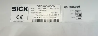 USED SICK OTC400-0000 BARCODE SCANNER CONTROLLER 1017866 OTC4000000