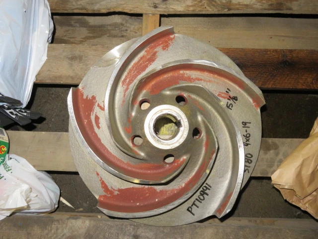 Impeller for Goulds pump 3180M 4x6-19, 316ss, 5 vane open Diameter 15 1/8"