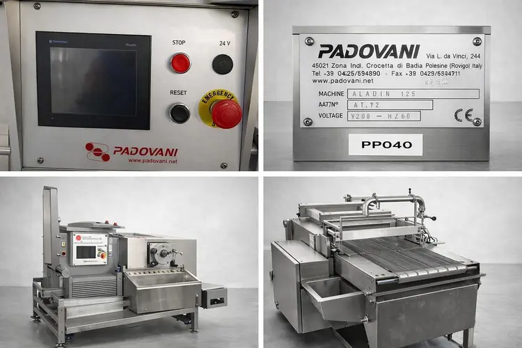 Used 2012 PADOVANI ALADIN125 Dough Extruders Texas US | Bakery Machinery and Engineering #1770299